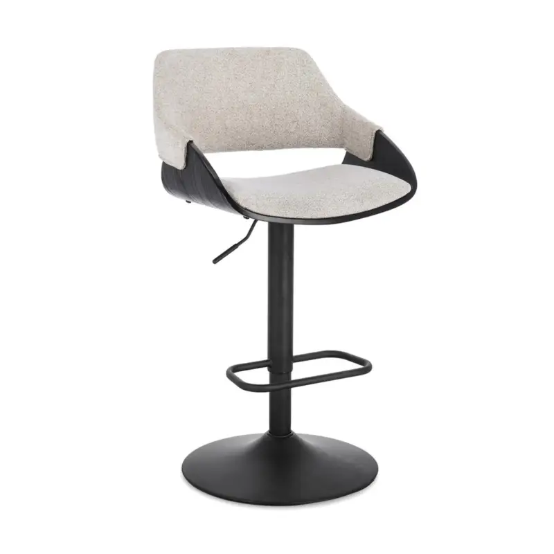 Spedizione Espresso Sgabello "Roxanne" da bar con base in acciaio girevole per interni