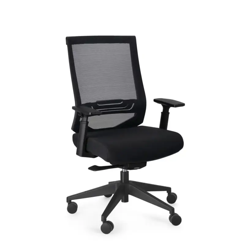 Spedito Oggi Poltrona "Marcus" da gaming ed ufficio ergonomica in poliestere con braccioli e ruote