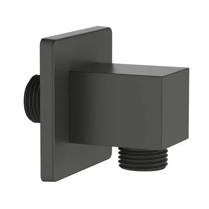 A Buon Prezzo Presa acqua quadrata realizzata in ottone finitura gungrey
