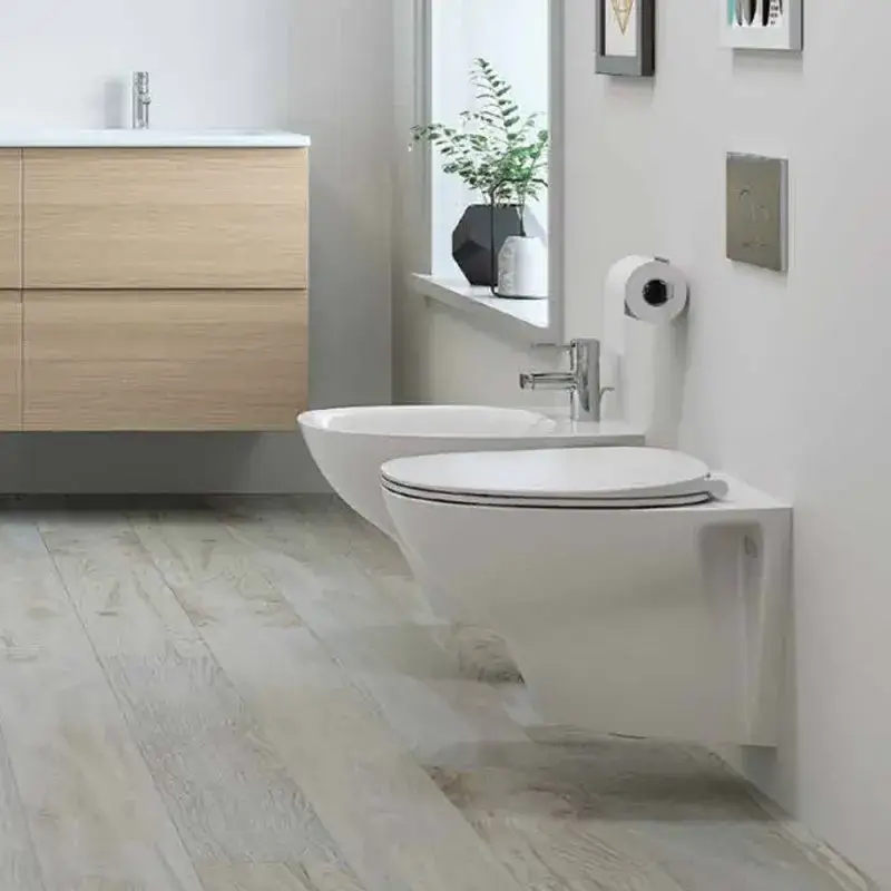 Set vaso wc e bidet sospesi – Serie Morning Promozione Esclusiva