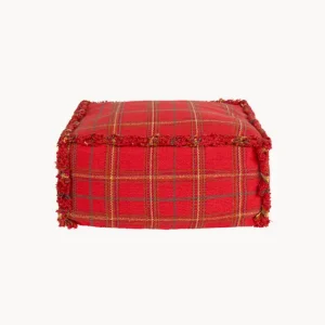 Pouf in cotone realizzato a mano Handloom Promo Stagionale