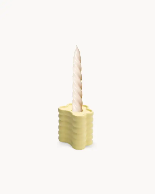 Portacandele in ceramica Flora Sconto