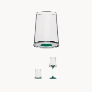 Set 2 bicchieri da acqua/vino bianco in cristallo SplitGlass Ultima Occasione