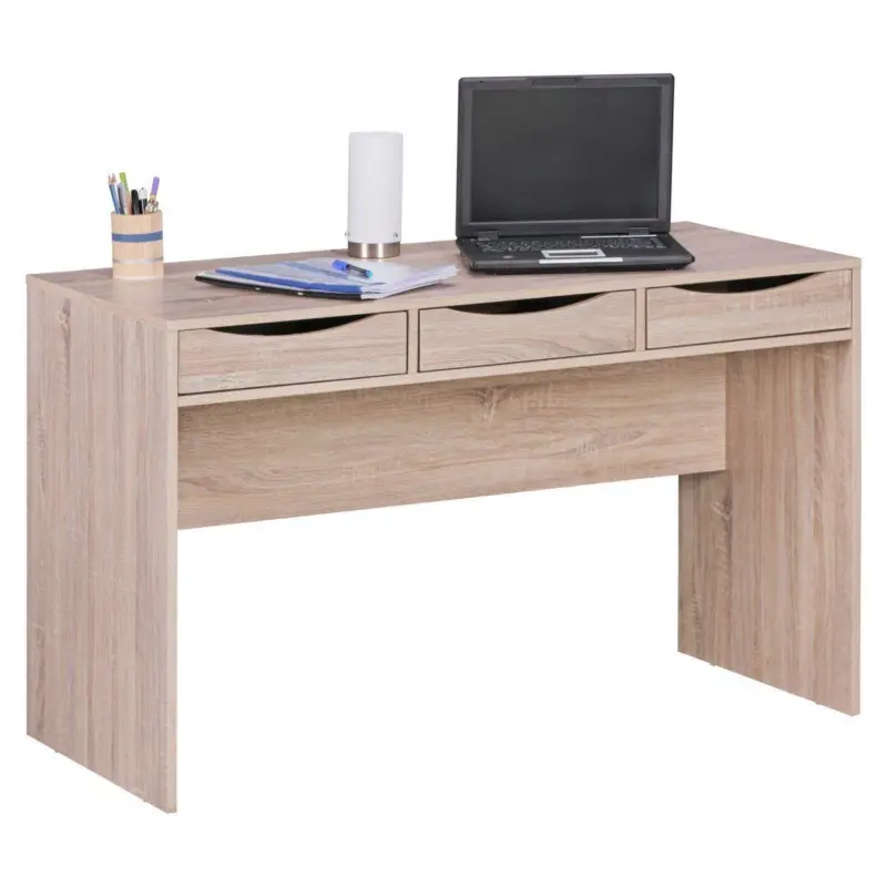 Offerta Limitata Scrivania per Computer ABEL, Misure 120x55x75cm, in Legno color Rovere